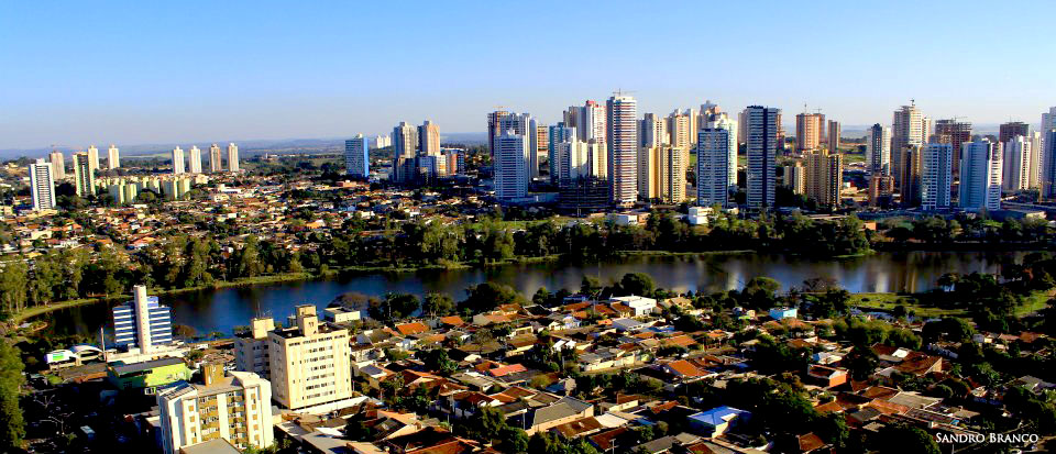 Vista aérea da cidade de Londrina- Fonte: Fiep Coordenadorias.
