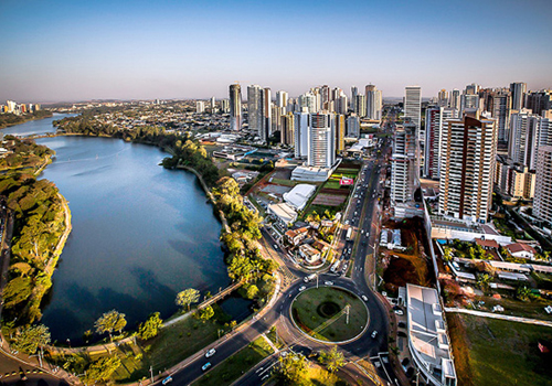 Vista da cidade de Londrina. Fonte: Wilson Vieria/Divulgação.