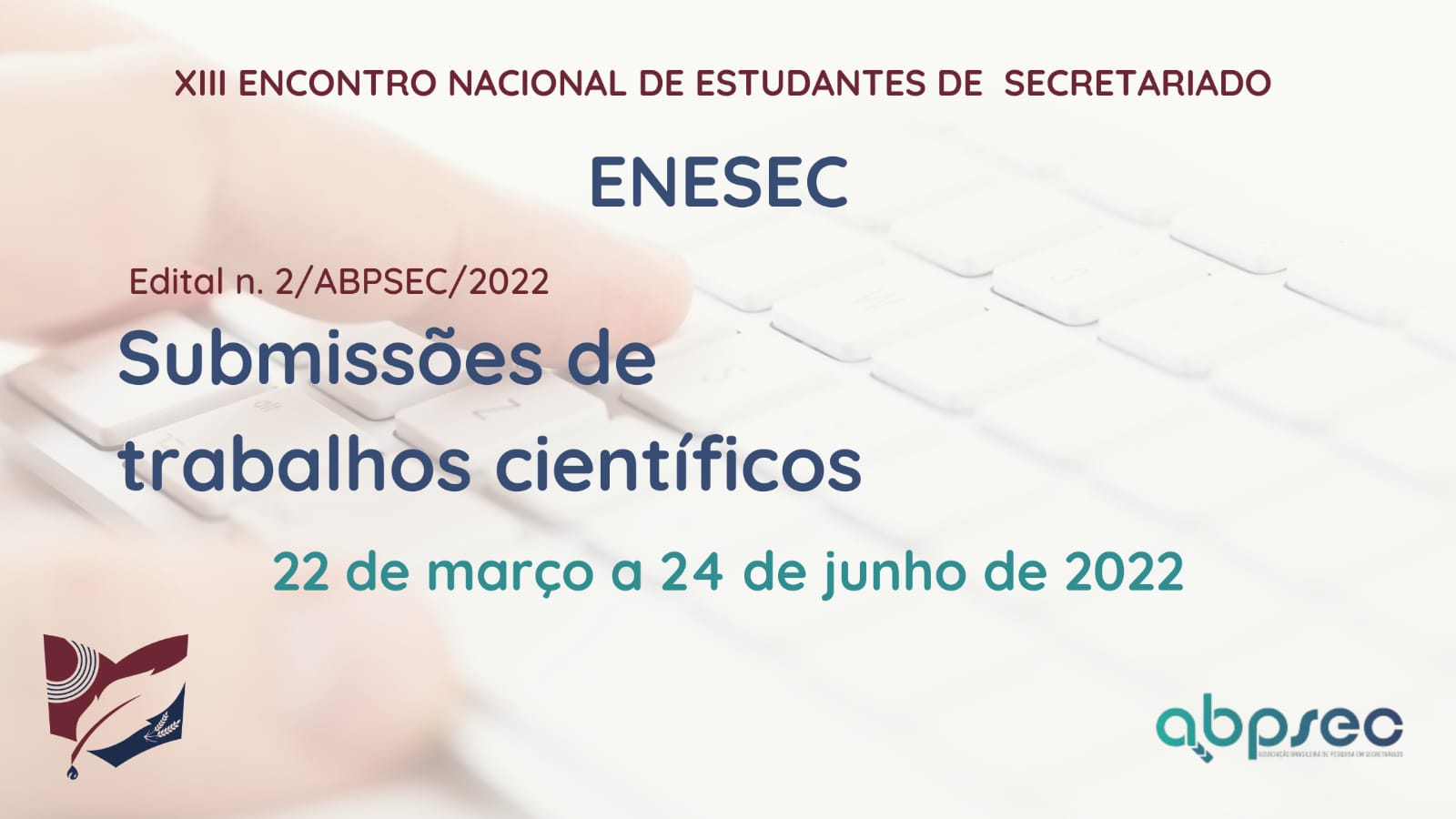 Submissões de trabalhos abertas para o XIII ENESEC – Toledo/PR